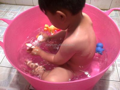 China Sustainable baby bath basin, plastic basins and buckets, FlexBag, REACH for sale