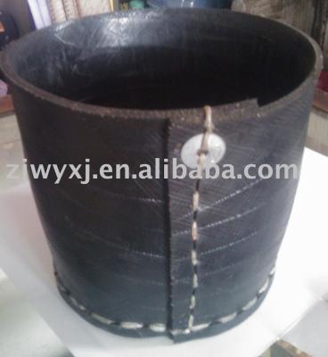 China Sustainable recycled rubber bucket, artcrafts, tire basket, handmade products for sale