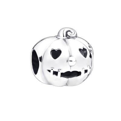 China TRENDY 925 Sterling Silver Bracelet Pumpkin Skull Charm Beads Suitable For Women Sterling Silver Bracelet DIY Jewelry for sale