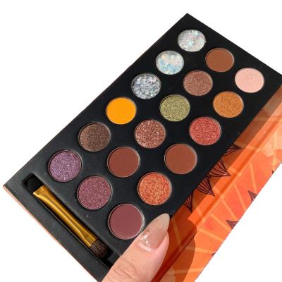 China Multicolor Creative Cosmetics Color Eyeshadow Palette Ladies Fashion Makeup Palette for sale