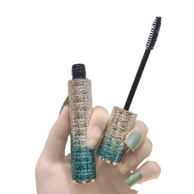 China 4d Mascara Water Resistant Glass Bottles Eyelash Extension Magic Wand Mascara Halloween Metal Silver Luxury Mascara for sale