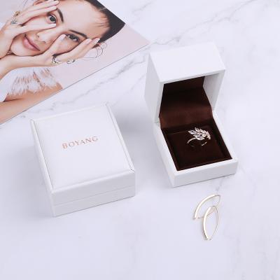 China Luxury Printed Unique Marble Necklace Ring Box Necklaces Display Box Jewelry Storage Packaging Custom Hot Sale for sale