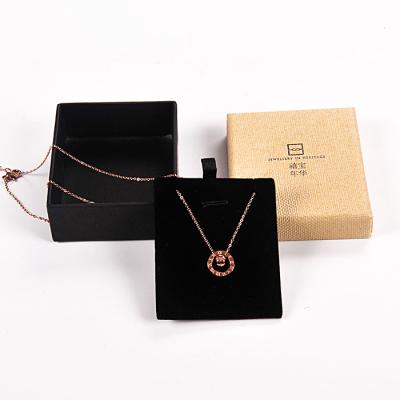 China Wholesale Custom Made High Quality Jewelry Eco-Friendly Gfit Factory Escrow Paper Necklace Packaging Box Box for sale