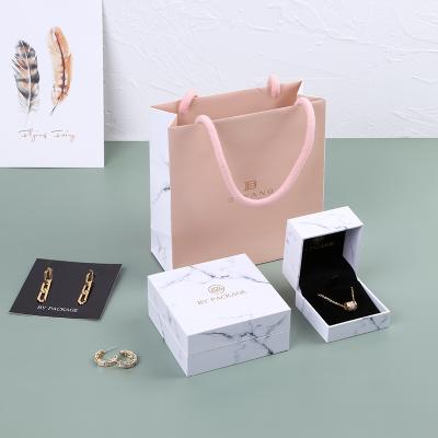 China Necklaces Wholesale Custom Logo Printed Earring Bracelet Jewelry Box Jewelry Packaging Necklace Paper Box for sale