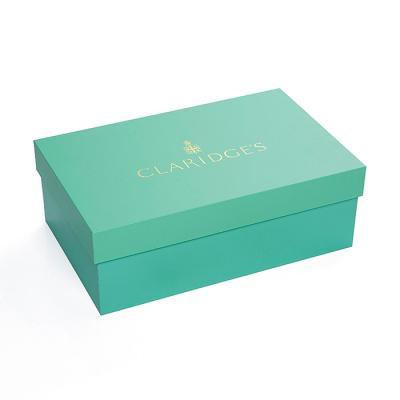 China Factory Wholesale Recyclable Custom Logo Hot Sell Paper Gift Shoes Packaging Box for sale