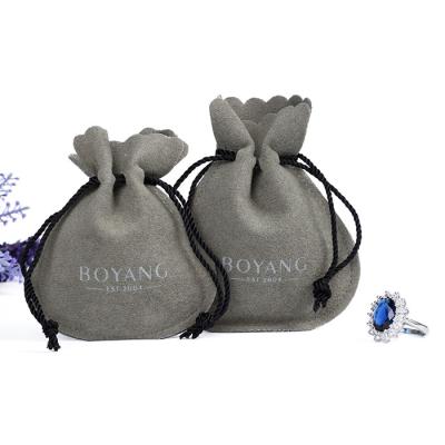 China Wholesale Custom Recyclable Tending Comfy Small Products Plush Velvet Drawstring Bag for sale