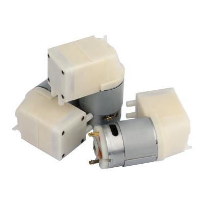 China Food and beverage industry 12V 24v miniature small volt flow air pressure diaphragm piston electric micro vacuum pump high for sale