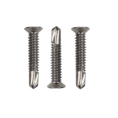 China Stainless Steel Self Drill Flat Screw for sale