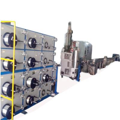 China fiber optic drop cable secondary coating line/secondary coating equipment 25km or 50km standard reel for sale