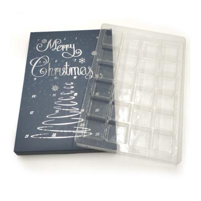 China Recyclable Paper Christmas Advent Calendar For Candles Chocolate Cookie for sale