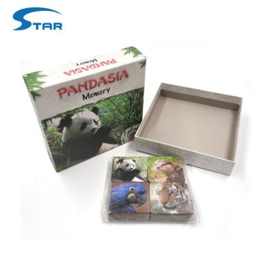 China Educational Cards For Kids Toys Educational Memory Set Eco - Friendly Animal Card Game for sale