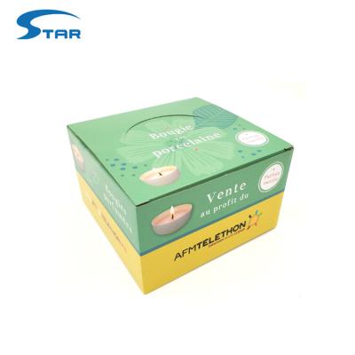 China Recyclable Custom Candle Box Packaging Color E Groove Corrugated Box for sale