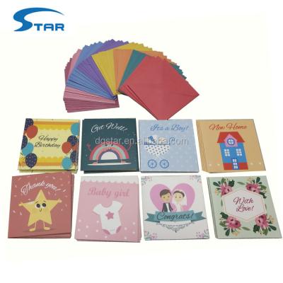 China Hot Sale Europe Amazon Custom Matched All Occasion Greeting Cards for sale