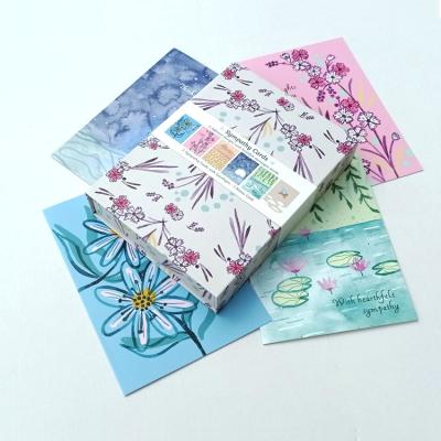 China US and Europe Floral Design Sympathy Greeting Cards with Envelope for sale