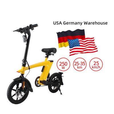 China Aluminum Alloy Folding 250W 36V Electric Cycling Bike 14 Inch Electric Bicycle Bike for sale