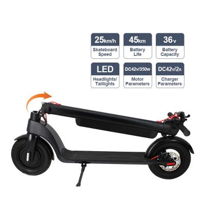 China Hot sale cheap electric scooters 350W unisex 10 inch scooter adult e scooter for sale