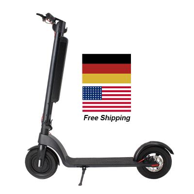 China USK unisex warehouse 350w folding fast electric scooter for adult for sale