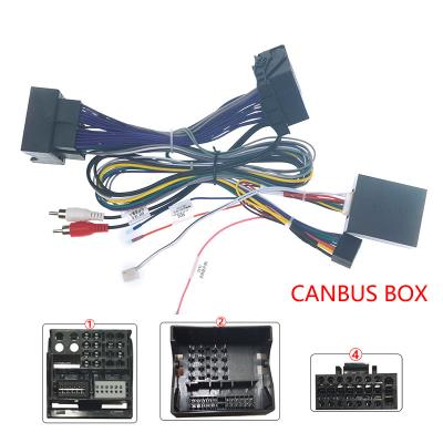 China ISO Wiring for BENZ Car 6 PIN Aftermarket Android Stereo Power Cable Adapter with Canbus for Mercedes Benz C180/C200 C Class (W204) for sale