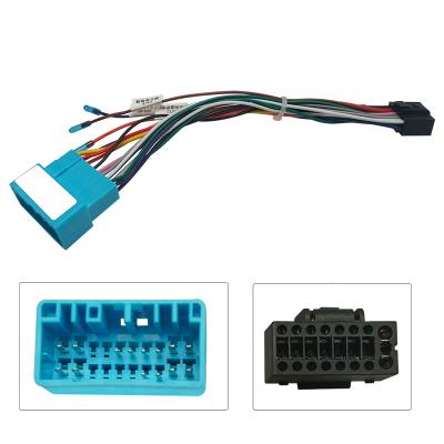 China ISO Wiring for Chevrolet Cruze Buick Car Audio Wiring Harness for Chevrolet Orlando Cavalier Aftermarket 16pin CD/DVD Installation Wire Stereo Adapter for sale