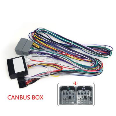 China ISO Wiring for Chevrolet Malibu XL Equinox 16pin Car Audio Wiring Harness with Canbus Box for Chevrolet Malibu XL Equinox Stereo Installation Wire Adapter for sale