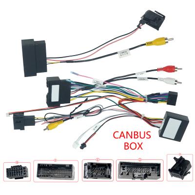 China Wiring for FORD KUGA EDGE FOCUS Car 16 Pin Android Stereo Power Wiring Harness with Canbus for Ford Kuga (18-19)/Focu12-18) /Edge (15-18) /Explorer (18+) for sale