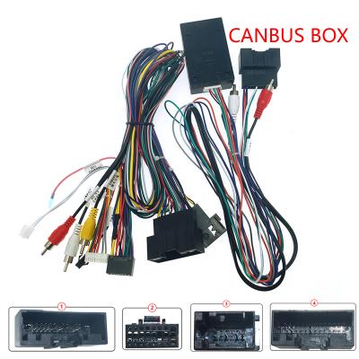 China Wiring For FORD Ecosport Escape Car Audio 16 PIN Android Power Cable Adapter With Canbus Box For Ford Ecosport Escape Stereo Wiring Harness for sale