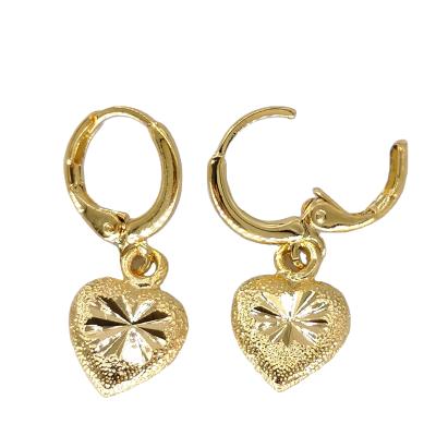 China 2021 New Arrival TRENDY Earrings Women Round Cubic 24k Gold Plated Jewelry Fashion Earrings Women for sale