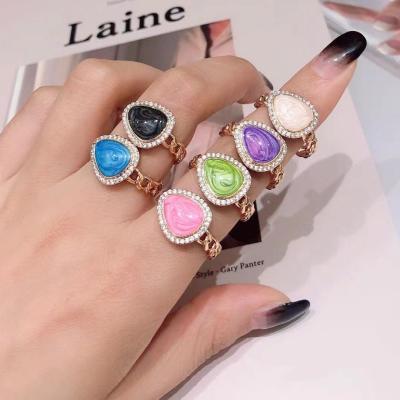 China Wholesale Fashion Beautiful Multicolor Candy Girl's Special BOHEMIA Ring for sale