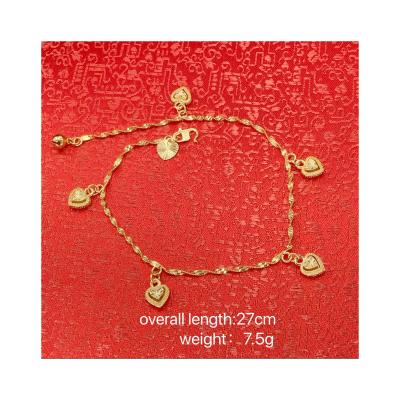 China FASHIONABLE Newly Designed Women's 18k Gold Plated Foot Jewelry Chain Anklet for sale