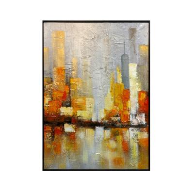 China JZ CLASSIC Framed Custom Hand Painted Abstract Oil Painting Canvas Artwork Picture Original Modern Living Room Handmade Wall Decor for sale