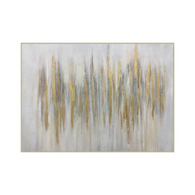 China CLASSIC Art Oil Painting Canvas Artwork Hand Painted Gold Foil Abstract JZ Living Room Decor for sale