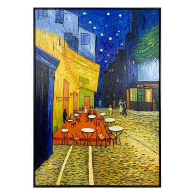 China Hand Painted City View Van Gogh Painting Street JZ CLASSIC Abstract Canvas Art Oil Paintings Reproduction Handmade for sale