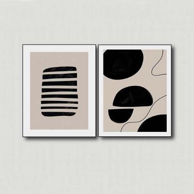 China Wall Decor JZ Minimalist Abstract Geometric Painting Wall Art Print Living Room Hotel Decor Canvas Poster for sale