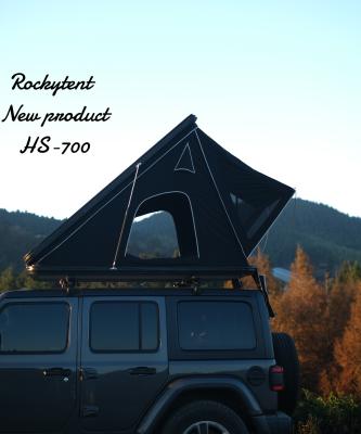 China Aluminum Alloy Triangle Shell Hard Top Roof Tent In HS-700 Camping for sale