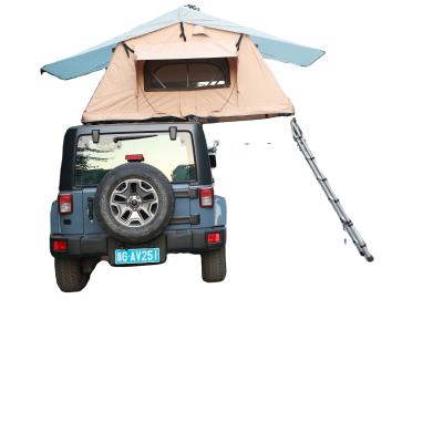 China Camouflage Game Stretch Soft Shell / Field Tent Shell Outdoor Soft Top Roof Tent for sale