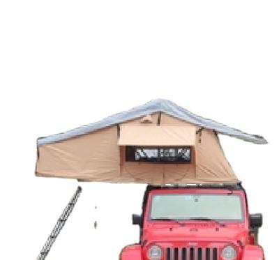 China Camouflage Game 2021 Custom Tent Shell Outdoor 4x4 Top Tent / Soft Shell Soft Roof Truck Field for sale