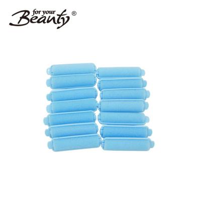 China Easy To Use Small Size Instant Lock Foam Sleep Styler Hair Rollers 15x56mm for sale