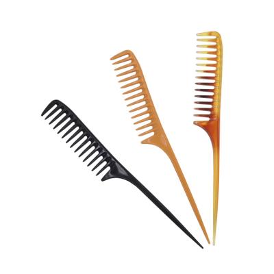 China Haircut or Styling Hair Salon Shaping Elegant Extra Long Wide Tooth Tail Jumbo Tail Comb for sale