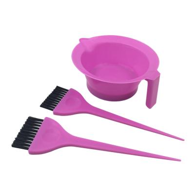 China Easy Use Professional Salon Hair Coloring Tools Hair Tint Bowl With Dye Brush for sale