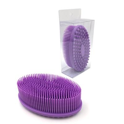 China Bath Scrubber Soft Heat Resistant Silicone Reusable Silicone Cleaning Brush for sale