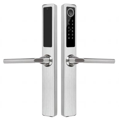 China New Modern Design SUS304 Digital High End Fingerprint Door Lock For Aluminum Doors Hot-selling Stainless Steel Smart Door Lock for sale