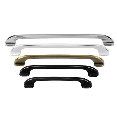 China High Quality Zinc Alloy Pull Knob Black Kitchen Drawer Handle Modern Decoration Cabinets Easy Installation for sale