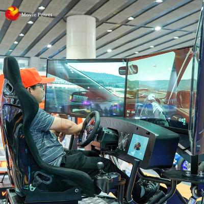 China Factory Price Fiberglass 3D 6Dof Exciting Motion Driving Arcade Game Machine Racing Simulator for sale