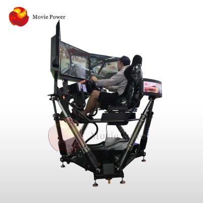 China New Cool Design Highly Simulated Dynamic Racing Simulator Arcade Driving Game Machine L2360*W2100*H1900 for sale