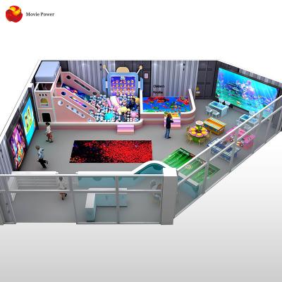 China Shopping Mall Kid Amusement Park Immersive Game Kids Interactive 3D Wall Projector for sale