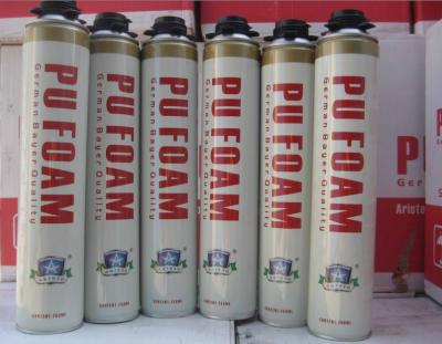 China Fire Proof PU Foam Spray Can / Aerosol Polyurethane Foam Insulation B2 Grade for sale