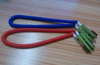 China Hot sales non-slip design blue red napkin dental holders w/metal thin alligator clips 2pcs for sale