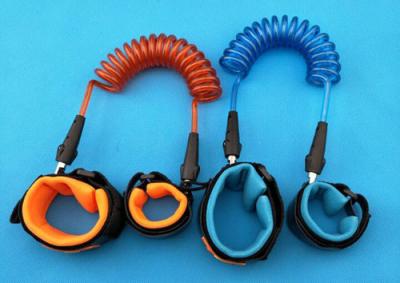 China Hot and New Arrival Orange/Blue/Green Anti-lost Retractable Children Safety Belts for sale