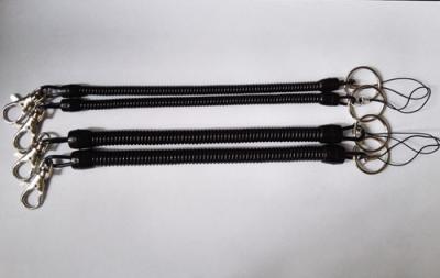 China Standard Black Long Strength Stopdrop Tooling Used in Supermarkets Stores Expander Coil Strap Chains for sale