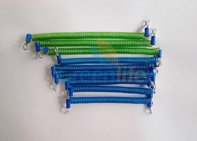 China Machinery Using Translucent Green/Blue Length 12/15CM Popular Safety Spring Tool's Tethers for sale